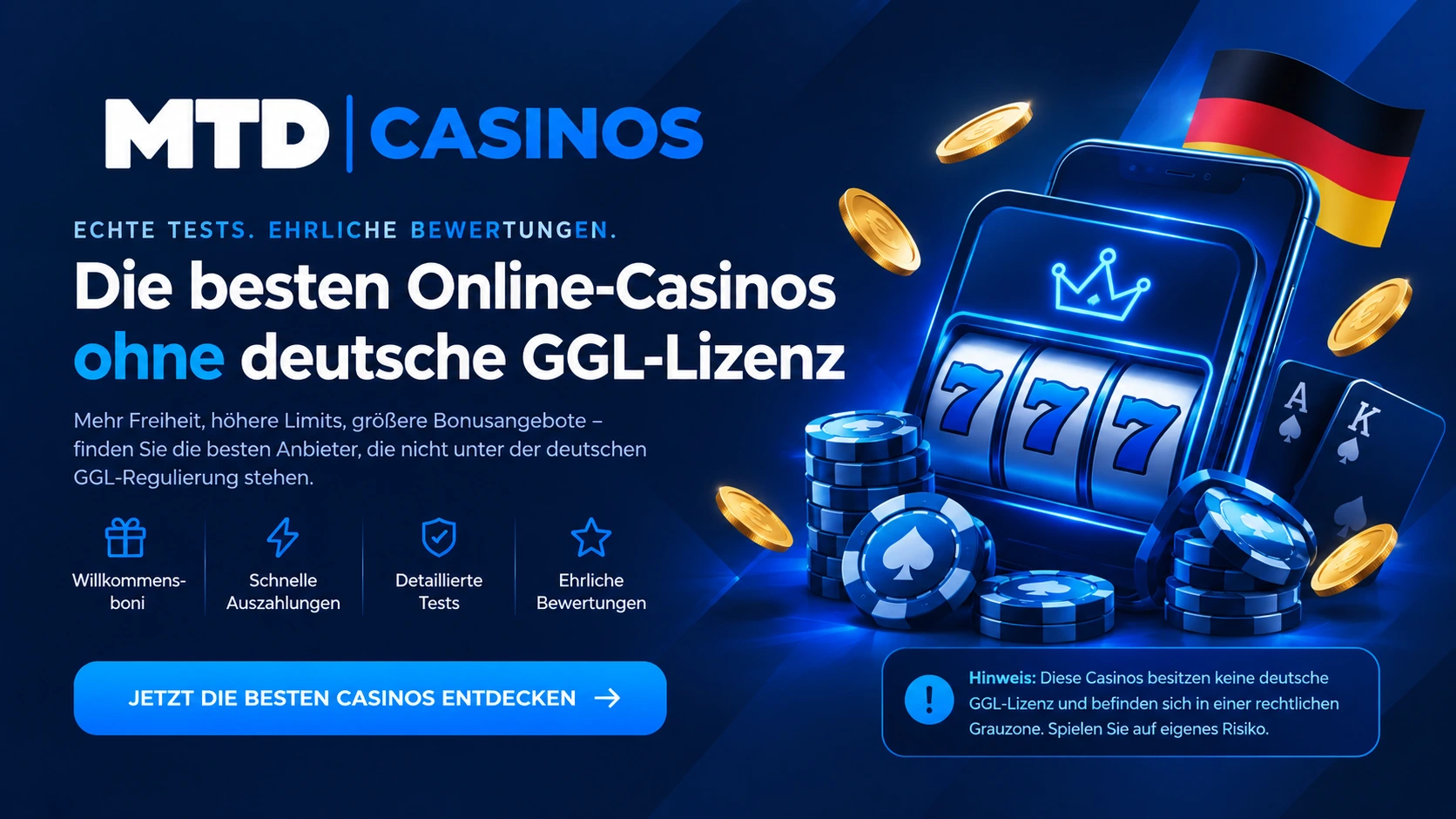 Online Casinos ohne Einschränkungen