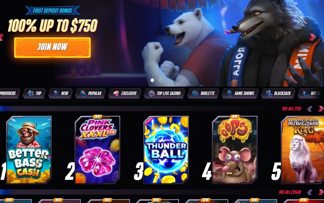 WINROLLA Casino Registrierung Login